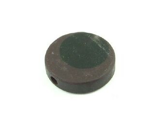 Resin, Coin Multi, Chocolate/Black, 15mm (20pc)