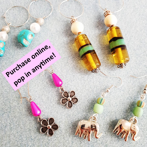 Earring Workshop (2 pairs) | 7yrs+ | 20mins | Pop in anytime