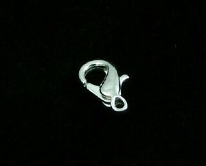 Parrot Clasp, Silver, 10x5mm (10 Clasps)