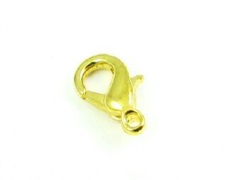 Parrot Clasp, Gold, 12x6mm (10 Clasps)