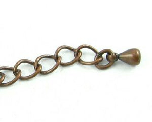 Extension Chain, Antique Copper, 5cm (10 chains)