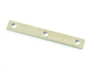 Spacer Bar, 3 hole, Nickel, 23x3mm (20pcs)