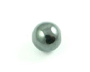 Hematite Stone, Magnetic, Round, 8mm (10 pcs)