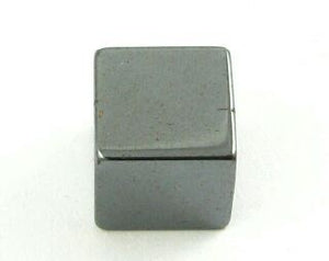 Hematite Stone, Square, 10mm (5 pcs)