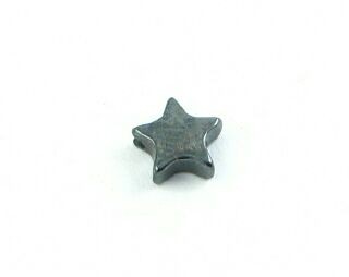 Hematite Stone, Star, 6mm (10 pcs)