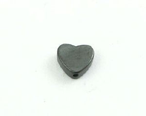 Hematite Stone, Heart, 6mm (10 pcs)