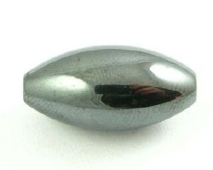 Hematite Stone, Rice, 19x10mm (5 pcs)