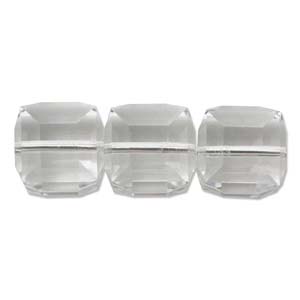 Swarovski Crystal Cube, Crystal (8 or 10mm)