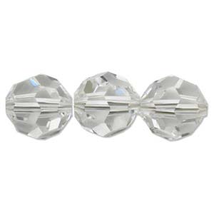 Swarovski Crystal, Faceted Round, Crystal, 4mm (13pcs - only 1 packet left)