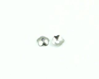 Bead Cap, Nickel, 1x4mm (20 pcs)