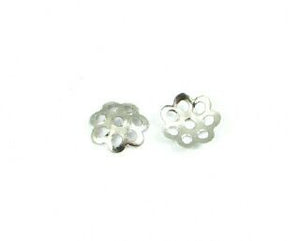 Bead Cap, Nickel, 1x6mm, B (20 pcs)