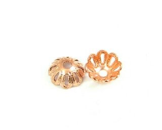 Bead Cap, Copper, 3x6mm, A (20 pcs)