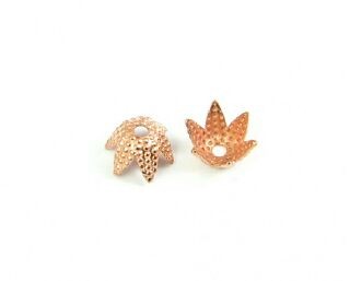 Bead Cap, Copper, 3x6mm, B (20 pcs)