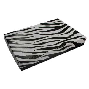 Gift Box, Zebra, 180x130x25mm (1pc)