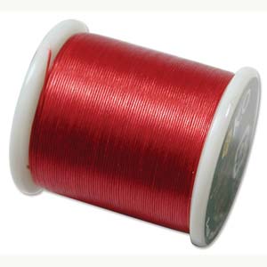 K O Thread Rich Red (330dtex, Size B) - 50m Roll