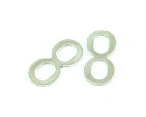 End Tag, Figure 8, Nickel, 10x5mm (10 tags)